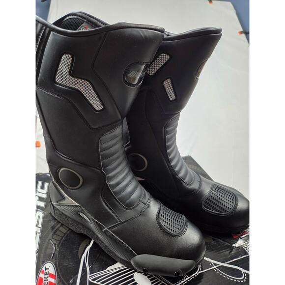 Joe Rocket Ballistic Touring Motorcycle Riding Boots Black US 13 - Picture 5 of 11